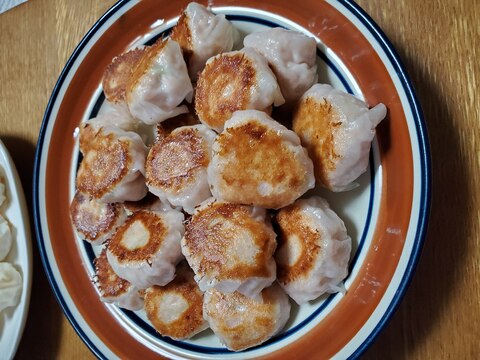 魚肉ソーセージと木綿豆腐の焼きシュウマイ